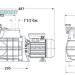 Насос для морской воды с префильтром MINI2-33M 6,50 м3/ч Bombas PSH - PSH-mini