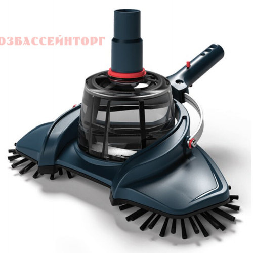 Щетка для дна Revolution Kokido Щетка для дна Kokido Revolution VD10CBX/REV с вращающимися нижними щетками и предварительным фильтром. Предназначена для очистки дна в лайнерных и бетонных бассейнах от осевших и налипших загрязнений. Поворотная манжета предотвращает спутывание шланга.