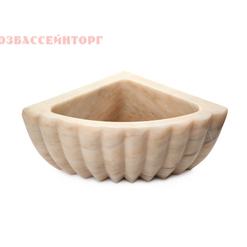 Курна из мрамора для хаммама КМ03 Talc Курна - чаша из мрамора для омовения в турецкой бане (хаммаме). Размеры 350 х 350 х 200 мм.
