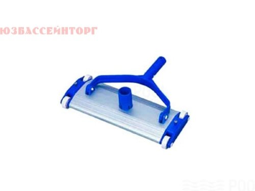 Щетка для пылесоса прямоугольная из нержавеющей стали 33/45 см Fiberpool Щетка для дна из нержавеющей стали Fiberpool предназначена для уборки бассейна с помощью ручного пылесоса. Диаметр подключаемого шланга - 38 мм.