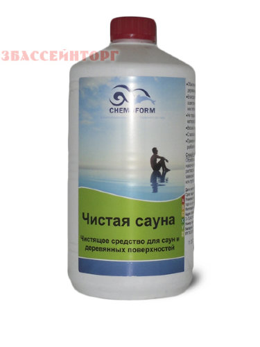 Препарат Чистая сауна (для саун и деревянных поверхностей) Chemoform "Чистая сауна" (SAUNAREINIGER) - моющее средство с
дезинфицирующим свойством для деревянных поверхностей в сауне.