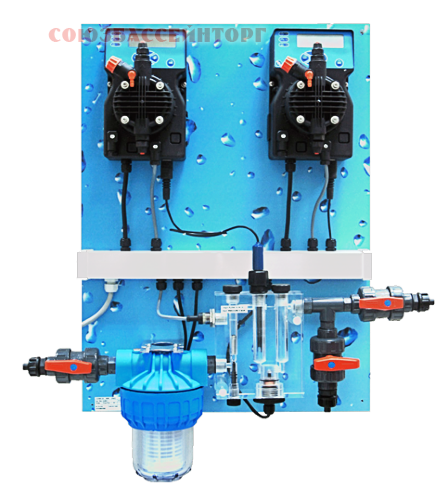 Автоматическая станция обработки воды Cl/pH Pool Guard 3 Panel (SCL) ETATRON POOL GUARD 3 PH/CL PANEL (SONDA CL) – автоматическая система пропорционального дозирования и контроля уровня PH и CL
(концентрации свободного хлора в воде) для плавательных бассейнов, объемом до 500 м3.  БОНУС - бесплатная установка в пределах Московской области.