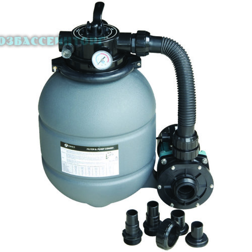 Фильтровальная установка FSP300 4W AquaViva Фильтровальная установка FSP300 4W AquaViva для бассейнов объемом до 18 м3. 