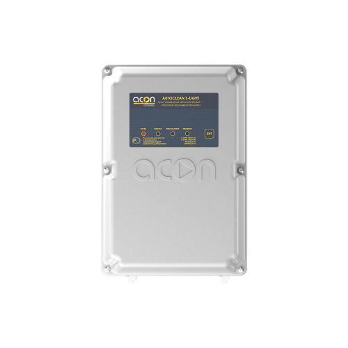 Блок управления обратной промывкой AUTOCLEAN S-LIGHT 2 1/2"- 4" Acon Моноблочная система автоматического управления обратной промывкой на 6 позиционные клапаны от 2 ½" до 4".