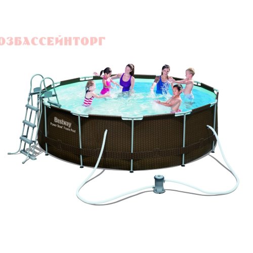Бассейн каркасный круглый 366 x 100 Ротанг Bestway (56379) Каркасный бассейн Bestway станет отличным дополнением к отдыху на природе. Иметь возможность искупаться в любой момент, находясь на даче – о такой возможности мечтают многие. 