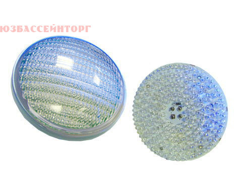 Лампа для прожектора LED 252/546 RGB PAR56 Pool King Лампы LED 252/546 RGB совместимы со всеми прожекторами, оснащенными лампами типа PAR 56. Возможна установка в уже существующие системы подводного освещения.