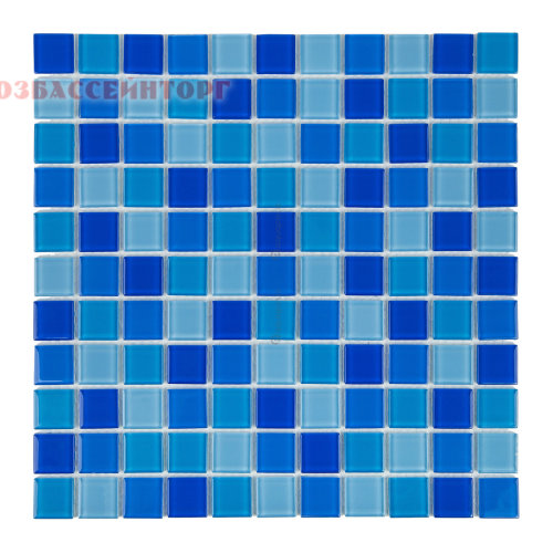 Плитка мозаика стеклянная 25x25 Jamaica Light Cristall Aquaviva Плитка мозаика стеклянная Jamaica Cristall светлая (425045) - отличается от обычной, более дешевой стеклянной мозаики более гладкой поверхностью, блеском и насыщенностью цвета в воде. Создает эффект кристального блеска. Цена за один м2.