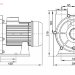 Насос без префильтра AFS55 90 м3/час Emaux - emaux-afs-shema