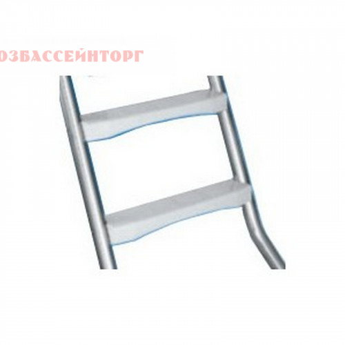 Ступень пластиковая для двусторонних лестниц Elevada Kripsol Пластиковая ступень для двусторонних лестниц Elevada RES 012.R/RLAD0001.13R. Под диаметр поручней 43 мм.