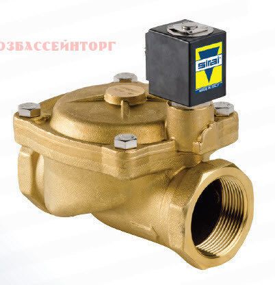 Клапан электромагнитный 1/2", 3/4", 1" SIRAI Клапан электромагнитный закрывает подачу теплоносителя в нагревательный контур теплообменника при неработающем циркуляционном насосе, тем самым, защищая от перегрева. Рабочая температура от 0 до + 130 С.