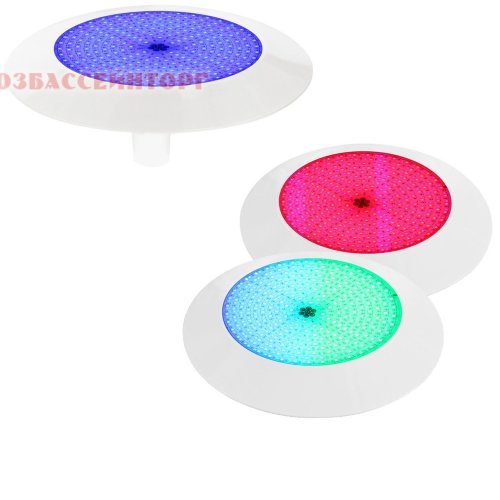 Прожектор светодиодный ультратонкий RGB LED029-546 (33 Вт/12 В) Aquaviva Светодиодный ультратонкий (10 мм) прожектор Aquaviva LED029-546 обеспечивает превосходное освещение бассейнов и SPA.
