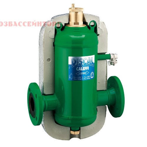 Деаэраторы (сепараторы воздуха) DISCAL CALEFFI Группа Деаэратор применяется для удаления постоянным способом воздуха, содержащегося в гидравлических контурах систем климатизации. Способность сброса данного устройства очень велика. Оно способно удалить весь воздух, присутствующий в контурах, до уровня микропузырьков, автоматическим способом при очень низком гидравлическом сопротивлении. 