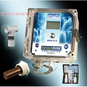 Ионизатор (для бассейнов объемом до 280 м3) CS-75 Clear Water Tech Ионизатор Clear Water CS-75 - ионизатор для общественных бассейнов объемом до 280 м3. 