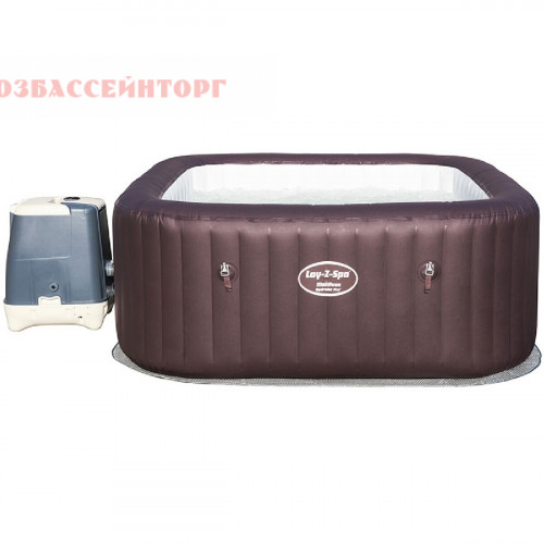 Гидромассажный бассейн Lay-Z-SPA (201х201x80) Maldives PRO Bestway СПА-бассейн Lay-Z-Spa Maldives PRO AirJet/HydroJet оснащен 180/8 (аэро и гидро) форсунками, корпус изготовлен из сверхпрочного премиум материала Drop Stitch, который обладает устойчивостью к проколам и разрывам.