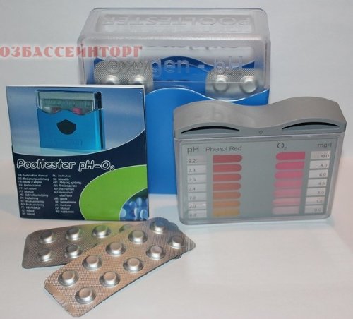 Тестер для измерения параметров pH/O2 Chemoform Простой прибор для измерения параметров воды (уровня pH и О2).