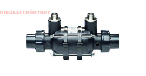 Теплообменник 25 / 45 кВт (пластик) D-KWT-VA/Ti Max Dapra Теплообменник (вода-вода), корпус из пластика, ТЭН из нержавеющей стали или титана, предназначен для нагрева воды в бассейне, подключается к централизованной системе отопления.