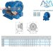 Компрессор BL040001M1300 040 (1,3 кВт) AquaViva  - blower-AV