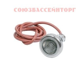 Прожектор из нержавеющей стали (50 Вт/12 В) для гидромассажных ванн 12265 Pahlen Подводный мини - прожектор предназначен для подсветки гидромассажных ванн, лестниц, фонтанов.