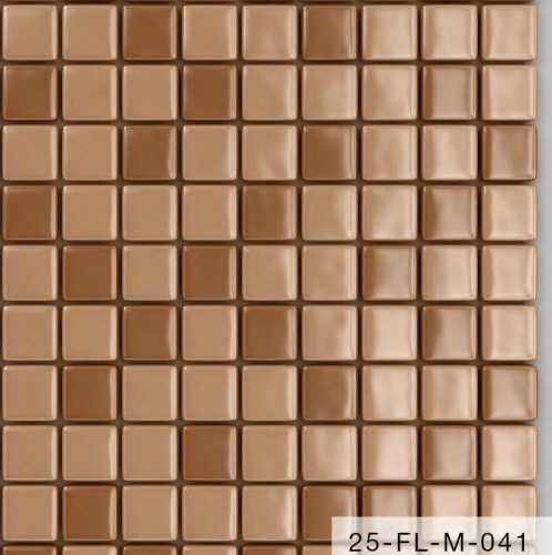 Плитка мозаика 25x25 мм S041-25FL Astrum Материал: стекло 100%; Цвет - св.коричневый+бежевый; Размер чипа: 25x25 мм; основание бумага или сетка 317x317 мм. Цена указана за один м2.