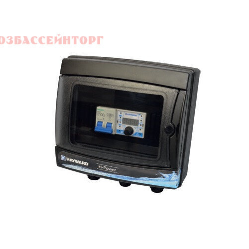 Панель управления фильтрацией H-POWER-230В, 14A (Таймер) Hayward Панель управления фильтрацией Hayward H-POWERL-230 с таймером. Используется для контроля фильтрационной системы, освещения бассейна и работы однофазного насоса. Простой и понятный интерфейс.