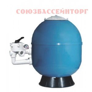 Фильтр VASO 760 ZVV7602 (без насоса) FIBERPOOL Фильтровальная емкость с вентилем VASO 760 FIBERPOOL для очистки воды в плавательном бассейне до 110 м3. 
